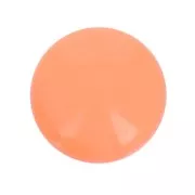 12mm Opaque resin cabochon - Coral x1