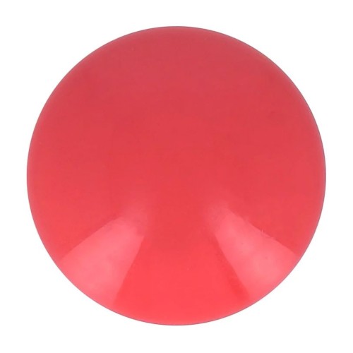 14mm Opaque resin cabochon - Light Red x1