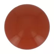 14mm Opaque resin cabochon - Terracotta x1