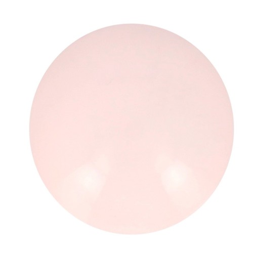 14mm Opaque resin cabochon - Pink Pastel x1
