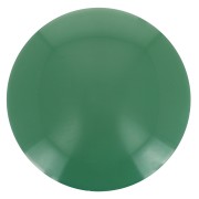 14mm Opaque resin cabochon - Green x1