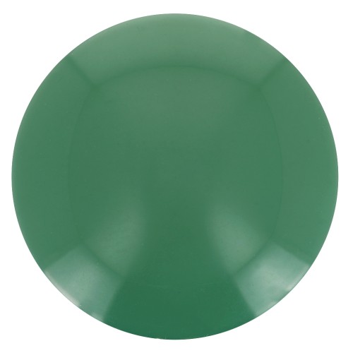 14mm Opaque resin cabochon - Green x1