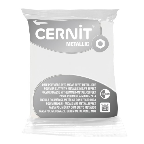 Metallic Cernit Polymer clay - Pearl (n°085) 56gr x1
