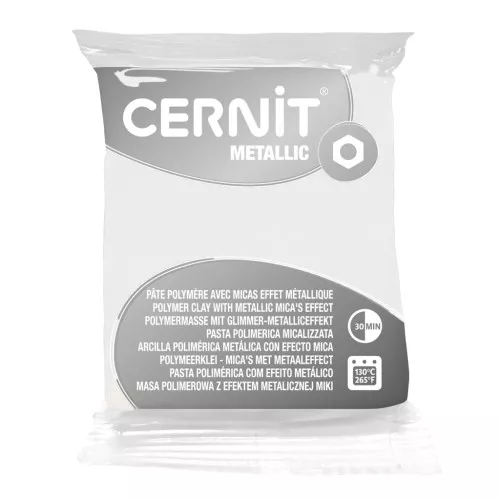 Metallic Cernit Polymer clay - Pearl (n°085) 56gr x1