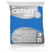 Metallic Cernit Polymer clay - Blue (n°200) 56gr x1|raw }}