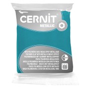 Metallic Cernit Polymer clay - Turquoise (n°676) 56gr x1|raw }}