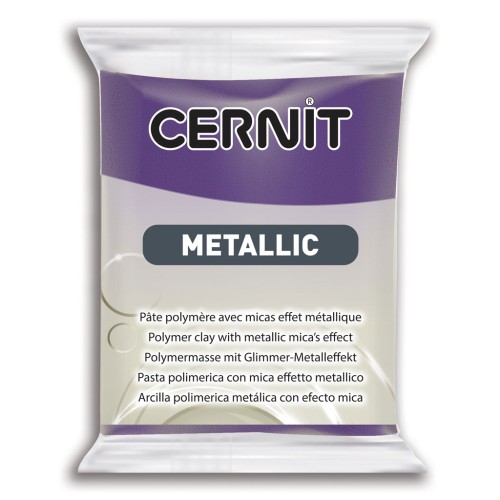 Metallic Cernit Polymer clay - Violet (n°900) 56gr x1