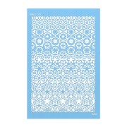 74x105mm Moiko Silk Screen for polymer clay - Flowers 13.23 x1|raw }}