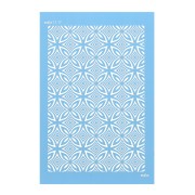 74x105mm Moiko Silk Screen for polymer clay - Small kaleidoscope 13.17 x1