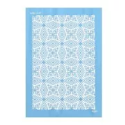 74x105mm Moiko Silk Screen for polymer clay - Kaleidoscope 13.50 x1