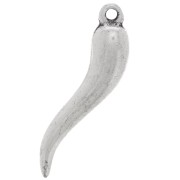 Pepper charm 27mm Old silver tone x1|raw }}