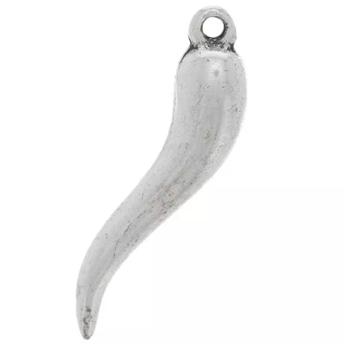 Pepper charm 27mm Old silver tone x1