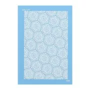 74x105mm Moiko Silk Screen for polymer clay - Aboriginal Turtle 12.47 x1