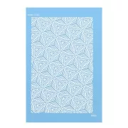 74x105mm Moiko Silk Screen for polymer clay - Triangle 12.46 x1
