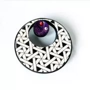 74x105mm Moiko Silk Screen for polymer clay - Triangle 12.46 x1