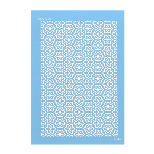 74x105mm Moiko Silk Screen for polymer clay - Millefiori 13.22 x1