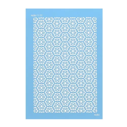 74x105mm Moiko Silk Screen for polymer clay - Millefiori 13.22 x1