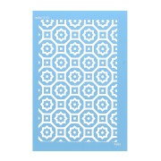 74x105mm Moiko Silk Screen for polymer clay - Cement tiles 12.53 x1