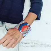 74x105mm Moiko Silk Screen for polymer clay - Rhombus 13.00 x1