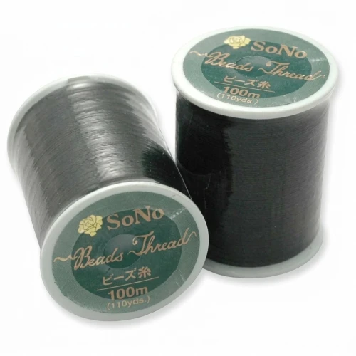 Sono Beading Thread 0.20mm Black x100 m