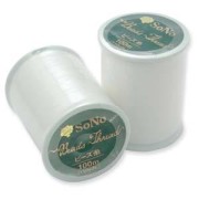 Sono Beading Thread 0.20mm White x100 m|raw }}