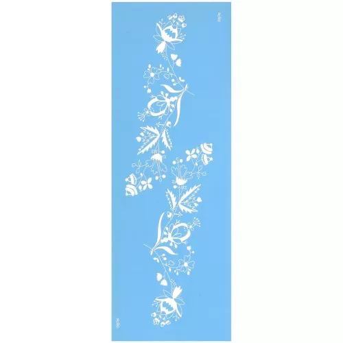 23x7cm Moiko Silk Screen for bracelet - Flowers x1