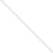 Chain Rombo 4 mm fine silver plating x1m|raw }}