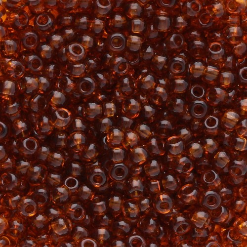 Preciosa Seed beads 9/0 2.5 mm - Dark Topaz x20g