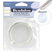 0.51 mm Round Copper Wire - German Style Wire - Silver-Plated x 12 m