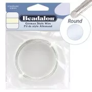 0.51 mm Round Copper Wire - German Style Wire - Silver-Plated x 12 m