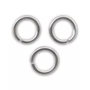 Jumprings open  6x0.7mm 304 Stainless steel x50