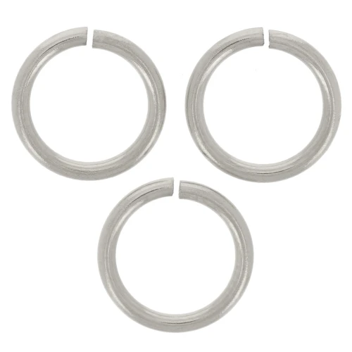 7x1mm Stainless steel Open Jump rings x25