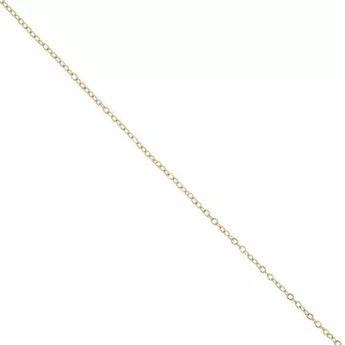 1.75 mm 304L Stainless steel cable mesh chain - Gold Tone x99cm