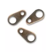 Tags 9x5mm Old copper tone x144
