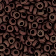 Toho Demi Round 6/0 seed beads 6/0 TO6RDR0618 - Opaque Mudbrick Pastel Frosted x5g|raw }}