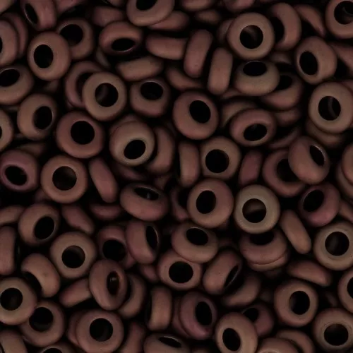 Toho Demi Round 6/0 seed beads 6/0 TO6RDR0618 - Opaque Mudbrick Pastel Frosted x5g