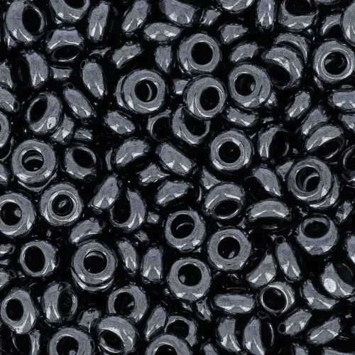 Toho Demi Round 6/0 seed beads 6/0 TO6RDR0081 - Metallic Hematite x5g