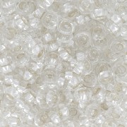 Toho seed beads Demi Round 6/0 TO6RPF21 - Silver Lined Crystal Permanent Finish x5|raw }}