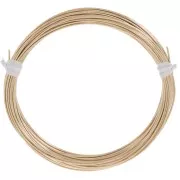 Gold filled 0.8 mm round hard wire x7.5m