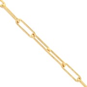 3.7mm Gold filled Rectangular chain x20cm