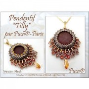 2x5mm Piros® Glass beads by Puca® - Metallic Mat Green Spotted x10g