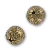 Filigreed metal ball 15mm Bronze tone x1|raw }}