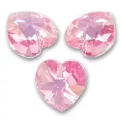 PureCrystal 6228 Heart 14,4x14mm Light Rose AB x1