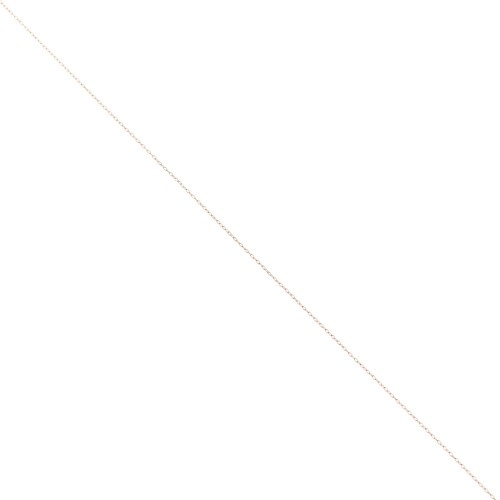 0.45mm Stainless steel 316L Fine mesh Rectangle chain - Gold Tone x1m