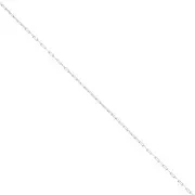 0.45mm Stainless steel 316L Fine mesh Rectangle chain x1m