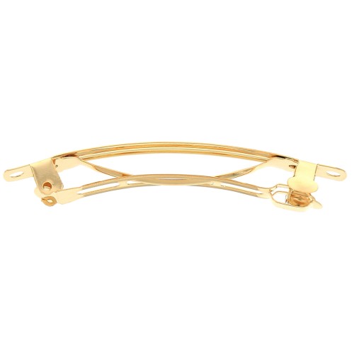 78mm Hair clip - Fine Gold Plated x1