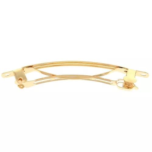 78mm Hair clip - Fine Gold Plated x1