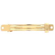 78mm Hair clip - Fine Gold Plated x1
