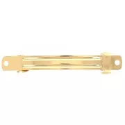 78mm Hair clip - Fine Gold Plated x1