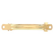 58mm Hair clip - Fine Gold Plated x1